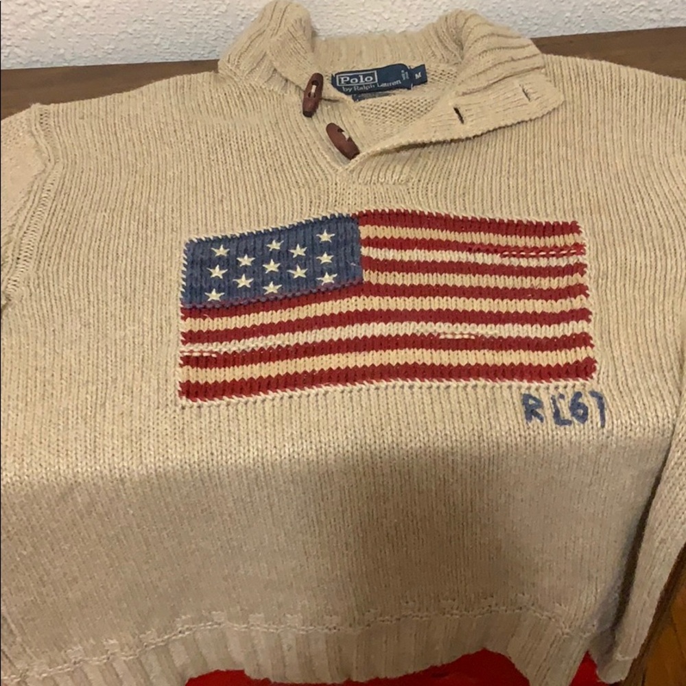 Ralph Lauren POLO- AMERICAN Flag sweater